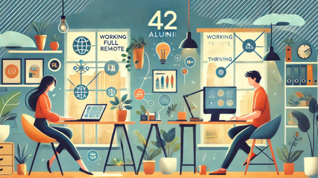 [REPLAY] Working full remote and thriving - two 42 Alumni did it!